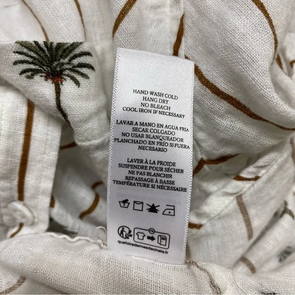 Rails Charli Stripe Palms Shirt - Picture 10 of 11